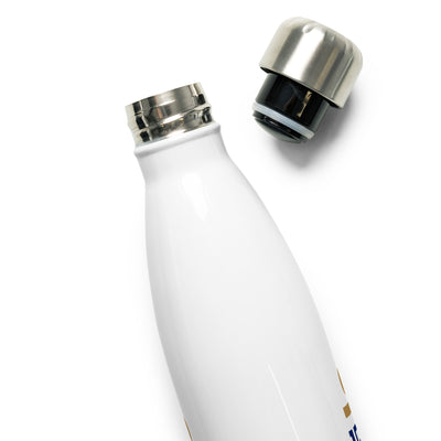 Delta Gamma Sorority Water Bottle showing insulated cap in detail view