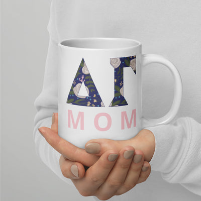 Delta Gamma Mom Mug in 20 oz size with two-sided design