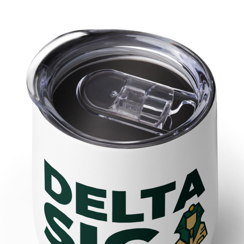 Delta Sigma Phi Wine Tumbler