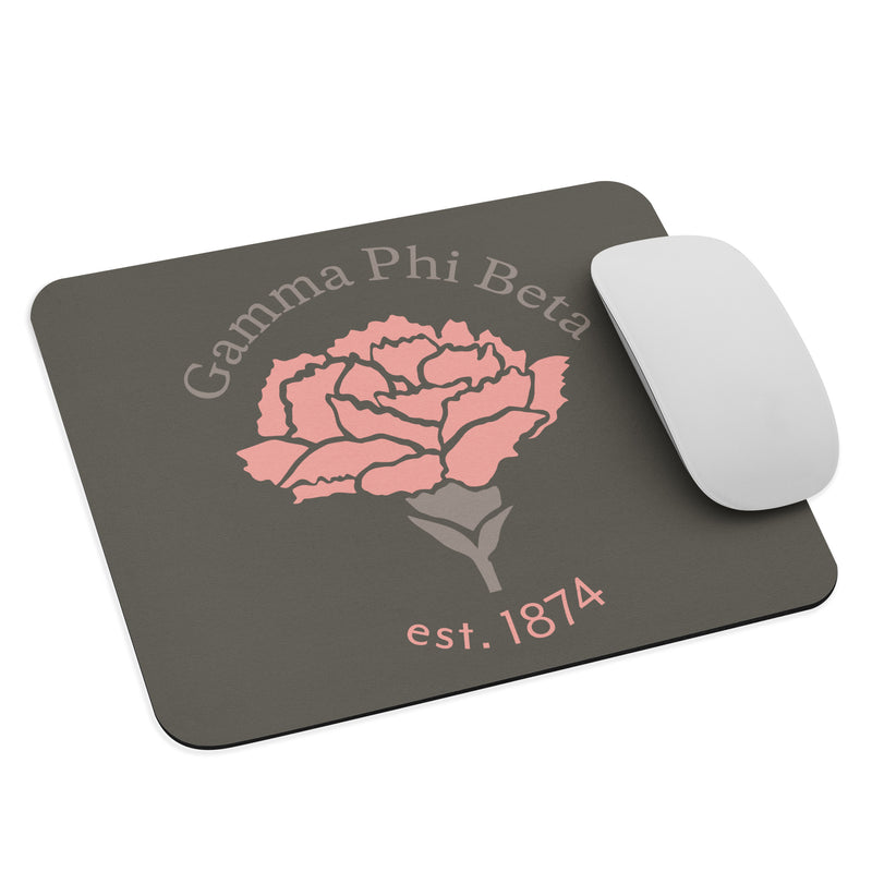 G Phi 150th Anniversary Mouse Pad shown with mouse
