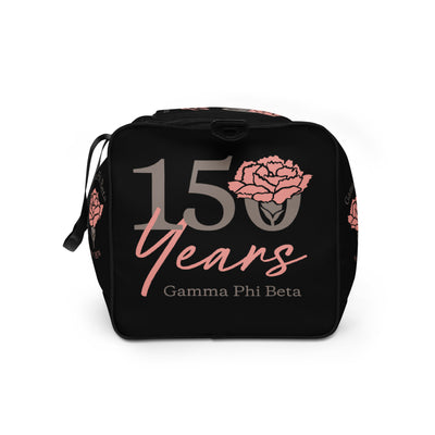 Gamma Phi Beta 150th Anniversary Duffel Bag in side view