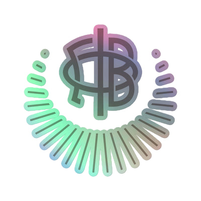 *New* Gamma Phi Beta Logo Holographic Sorority Sticker in detail view