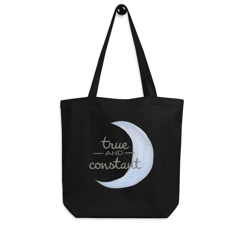 Gamma Phi Beta Sorority Tote Bag shown hanging on a hook in black