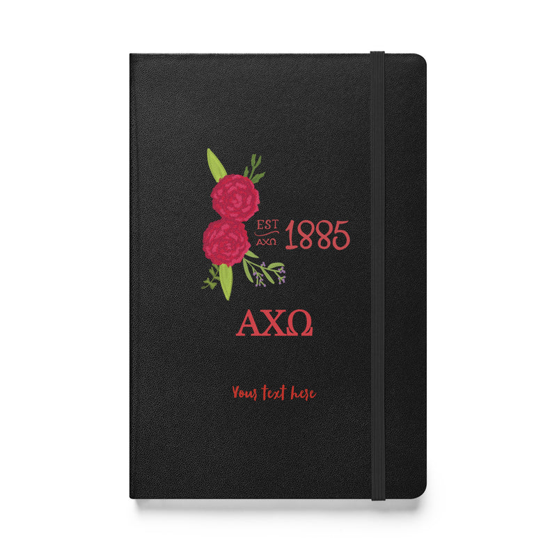 AXO 1885 Hardcover Journal in black
