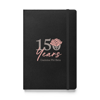 G Phi 150th Anniversary Journal in black