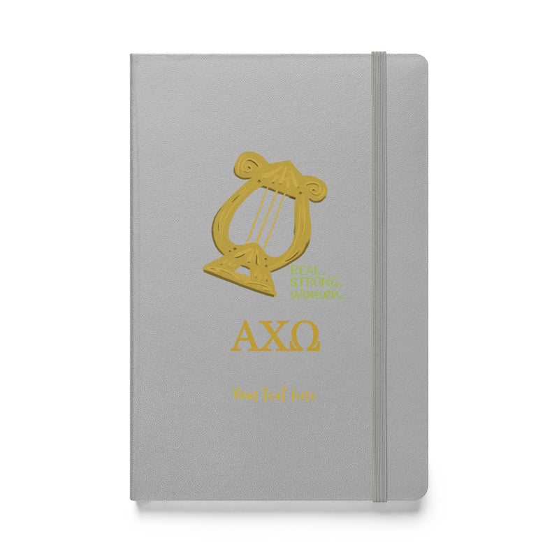 AXO Real.Strong.Women Hardcover Journal in Silver