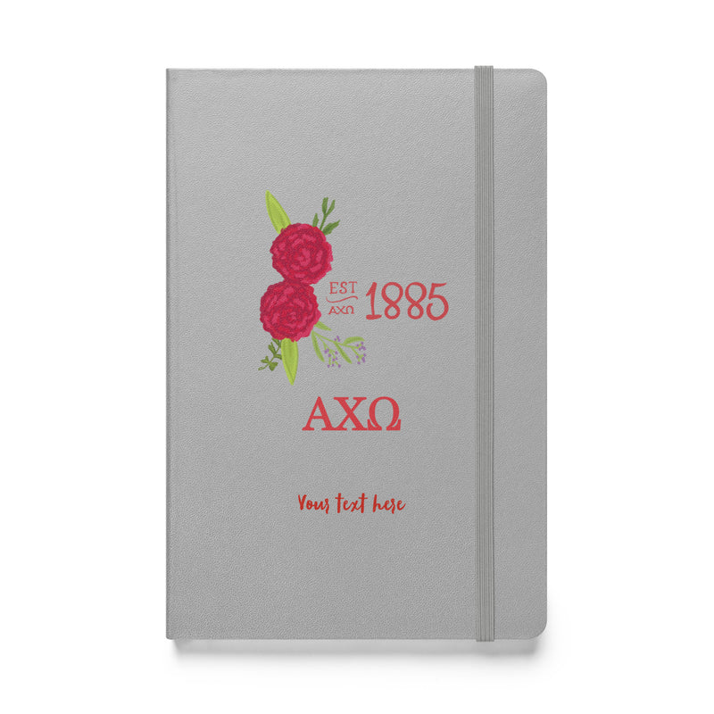 AXO 1885 Hardcover Journal in Silver