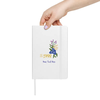 SAEII 1998 Hardcover Journal in woman's hand