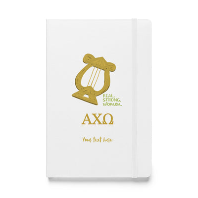 AXO Real.Strong.Women Hardcover Journal in white
