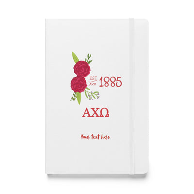 AXO 1885 Hardcover Journal in white
