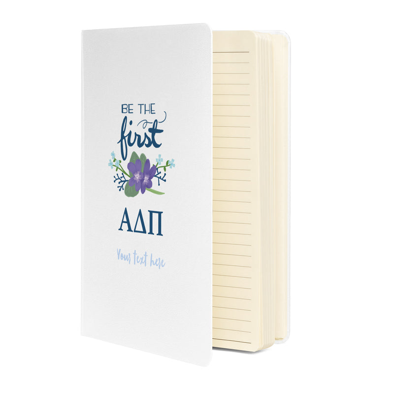 ADII Be The First Hardcover Journal showing inside pages