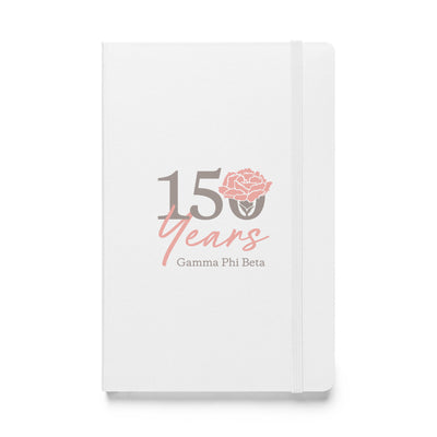 G Phi 150th Anniversary Journal in white