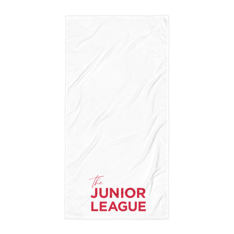 Junior League Beach and Bath Towel in full view 