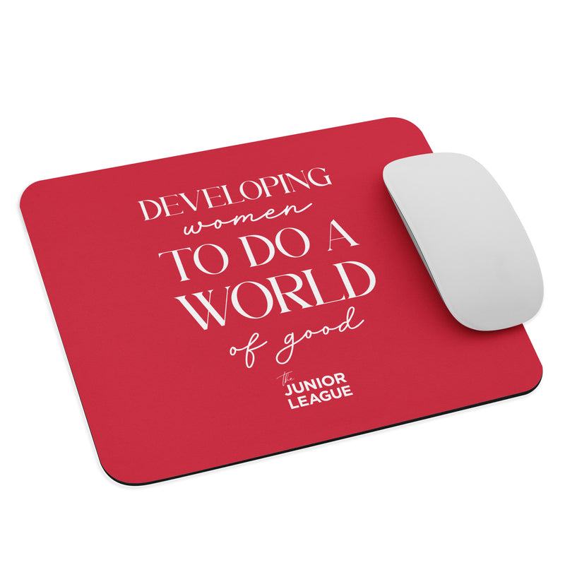 The Junior League Developing Women Mouse Pad with mouse