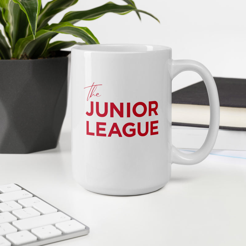 Elevate your morning ritual with a Junior League Developing Women Coffee Mug in 15 oz size