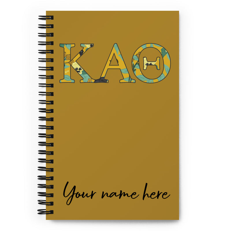 Kappa Alpha Theta notebook with &
