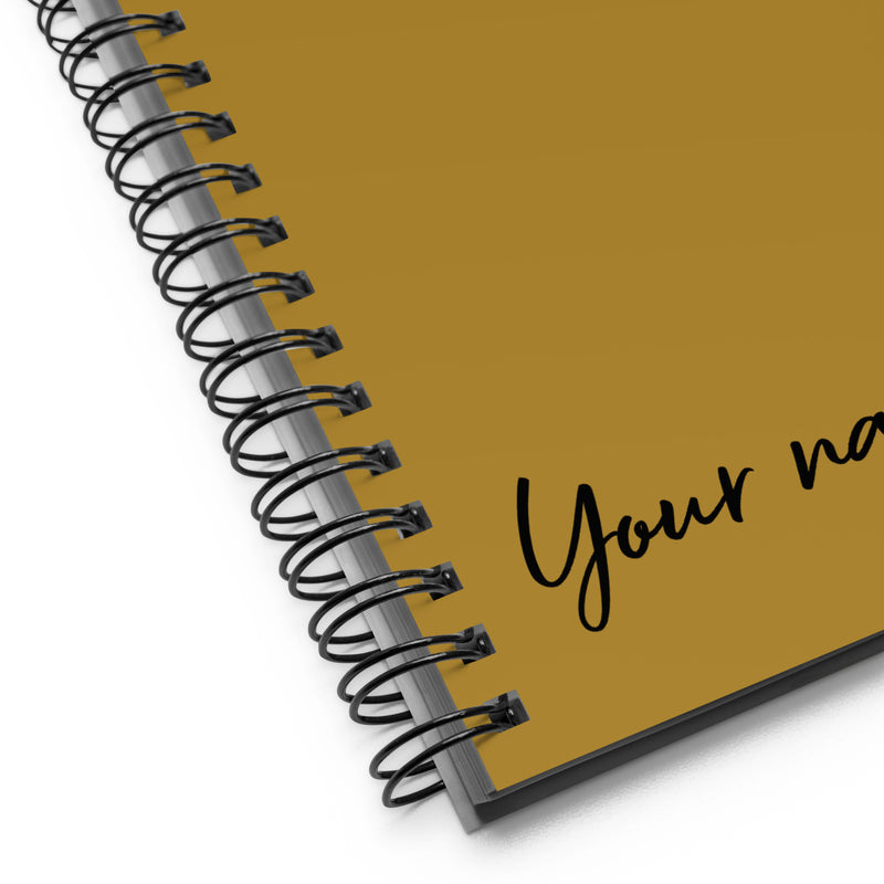 Kappa Alpha Theta Letters Notebook showing product detail and place for your text