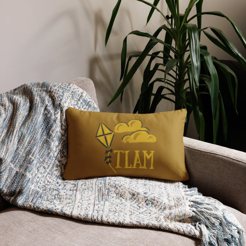 kappa alpha theta lumbar pillow with TLAM design