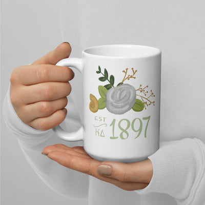 Kappa Delta Double-Sided Mothers Day 15 oz Mug with 1897 Founding Year design