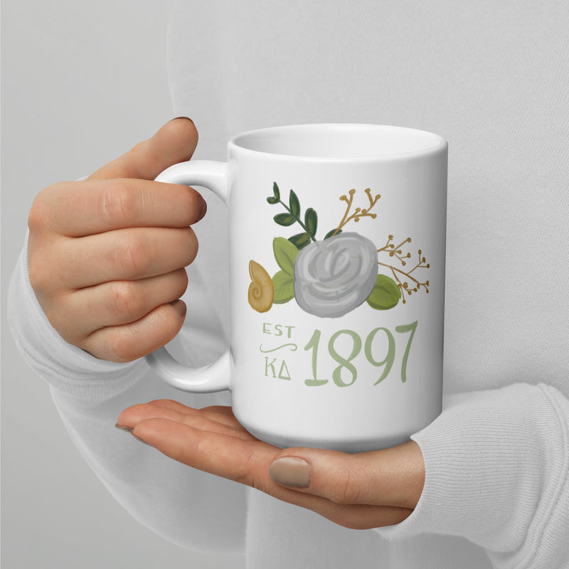 Kappa Delta Double-Sided Mothers Day 15 oz Mug with 1897 Founding Year design