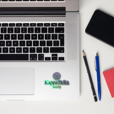 New! Kappa Delta Holographic Sticker on keyboard