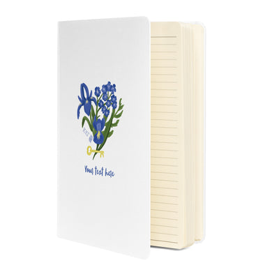 Kappa Kappa Gamma Fleur de Key Journal showing inside pages on white journal