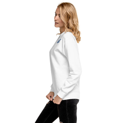 Kappa Kappa Gamma Letters Sweatshirt shown on model in side view