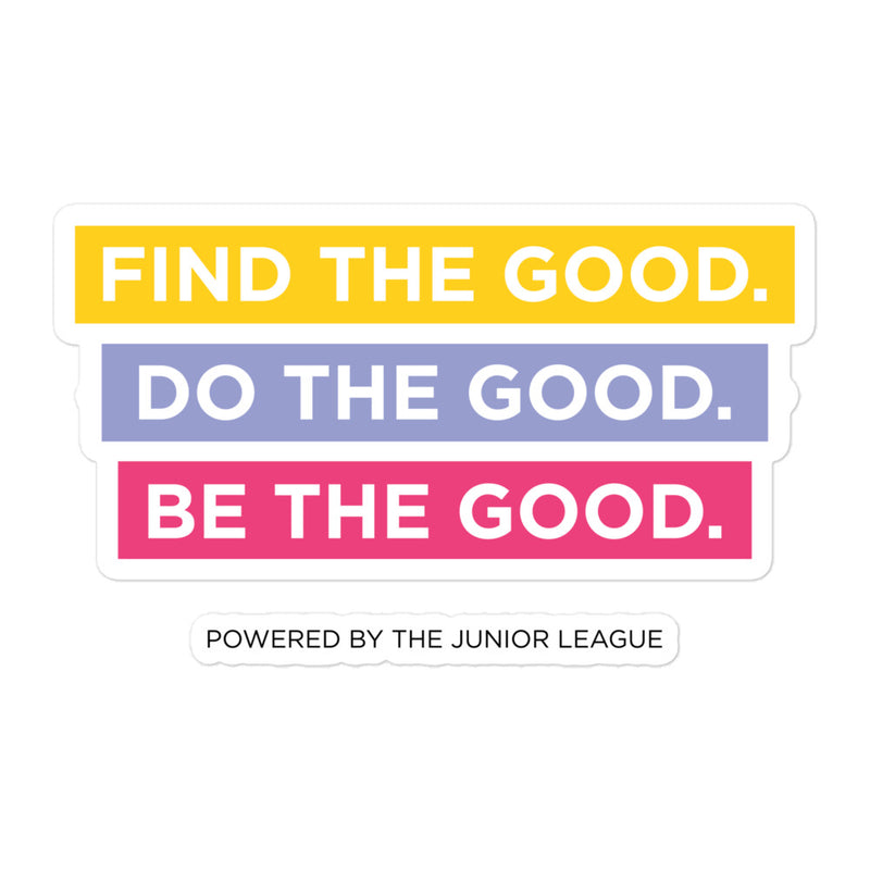 Find the Good Junior League Stickers in 15" x 3.75" size