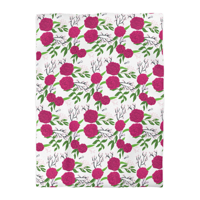 Phi Mu Sorority Duvet Cover in full size view by Greek Happy