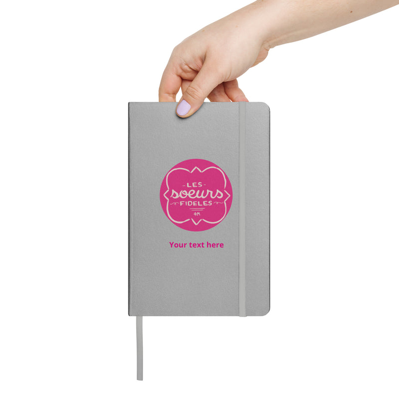 Phi Mu Les Soeurs Personalized Journal in Silver in woman&