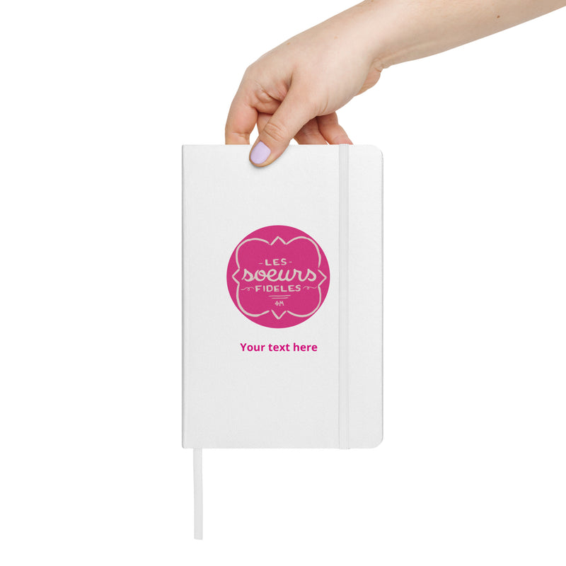 Phi Mu Les Soeurs Personalized Journal in white in woman&