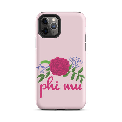 Phi Mu Carnation iPhone® 11 Pro Tough Case