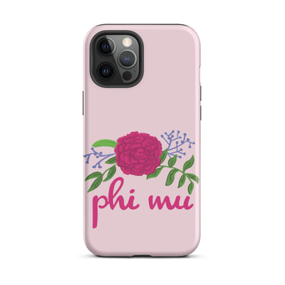 Phi Mu Carnation iPhone® 12 Pro Max Tough Case