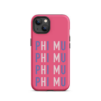 iPhone case for Phi Mu sorority members for iPhone 13