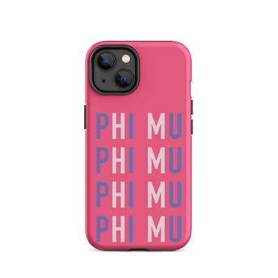 iPhone case for Phi Mu sorority members for iPhone 14