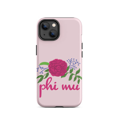 Phi Mu Carnation iPhone® 14 Tough Case