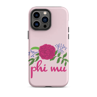 Phi Mu Carnation iPhone® 14 Pro Max Tough Case