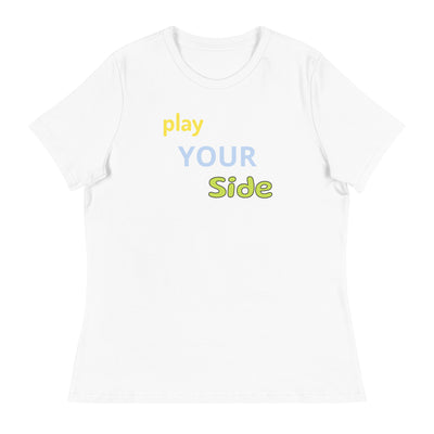 play your side t-shirt for Pickleball in white