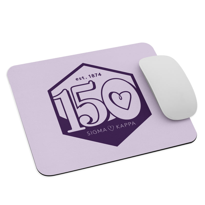 Sig Kap 150th Anniversary Lavender Mouse Pad with mouse