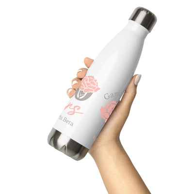G Phi Double Design 150th Anniversary Water Bottle showing double design