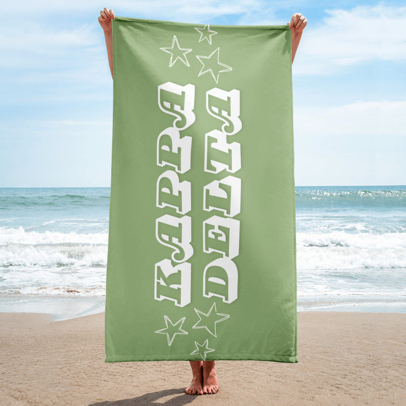 Kappa Delta Starry Beach Towel