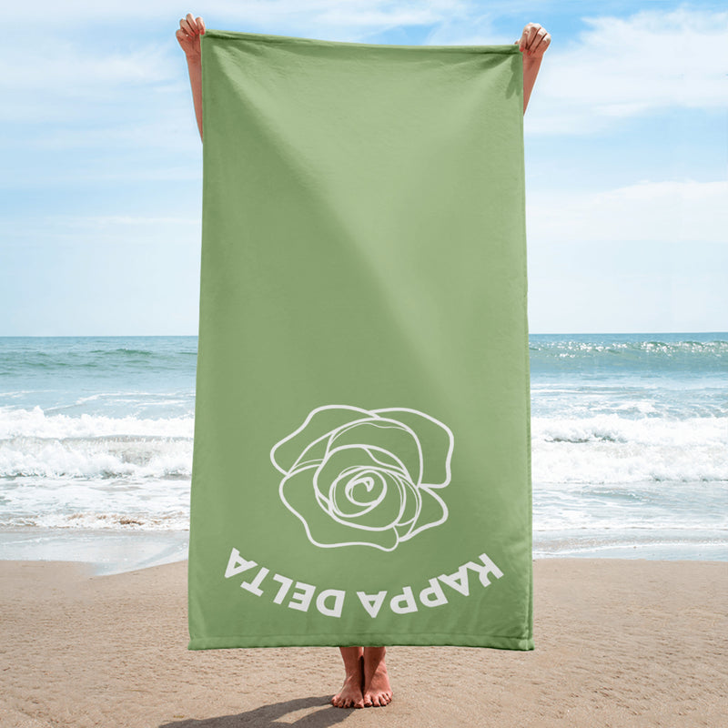 Kappa Delta Flower Beach Towel