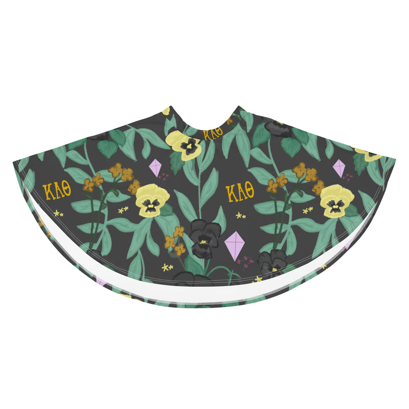 Floral patterned skater skirt with &