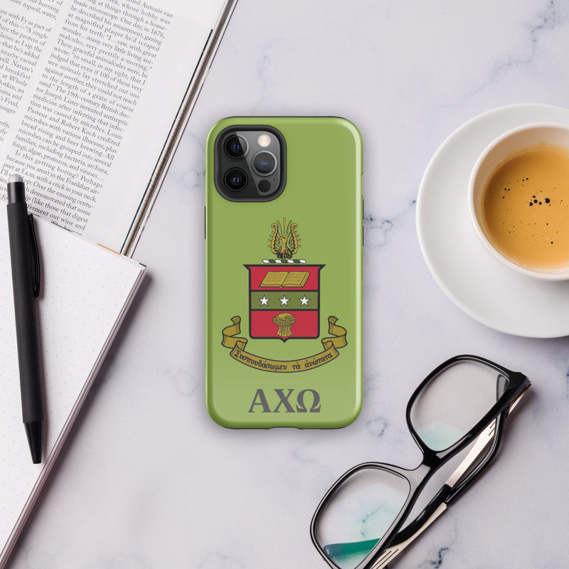 AXO Coat of Arms Tough Case for iPhone® 12 Pro Max in Greencastle glossy finish
