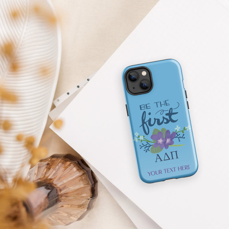 ADII Be The First Azure Blue Tough iPhone 13 glossy Case