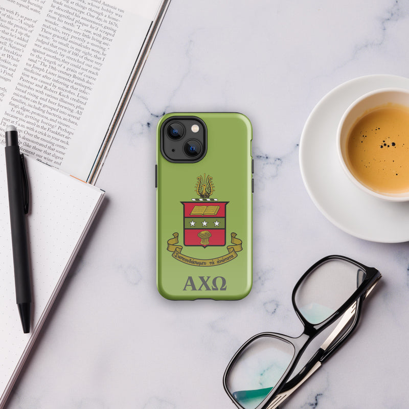 AXO Coat of Arms Green Tough Case for iPhone®