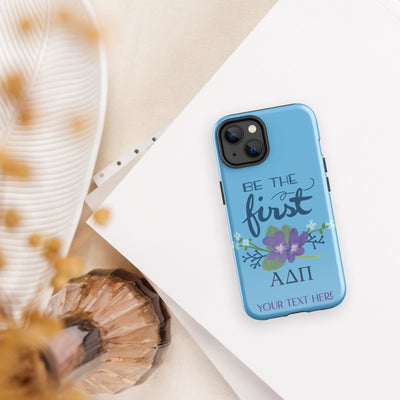 ADII Be The First Azure Blue Tough iPhone 14 glossy Case