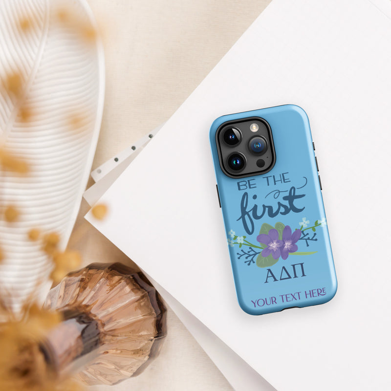ADII Be The First Azure Blue Tough iPhone 15 Pro glossy Case
