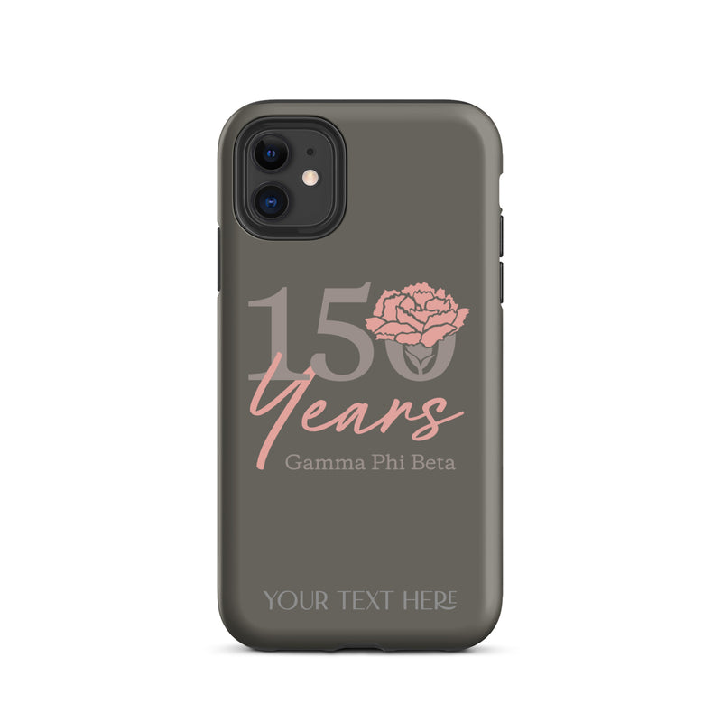 G Phi 150th Anniversary Tough Case for iPhone®11  in brownstone