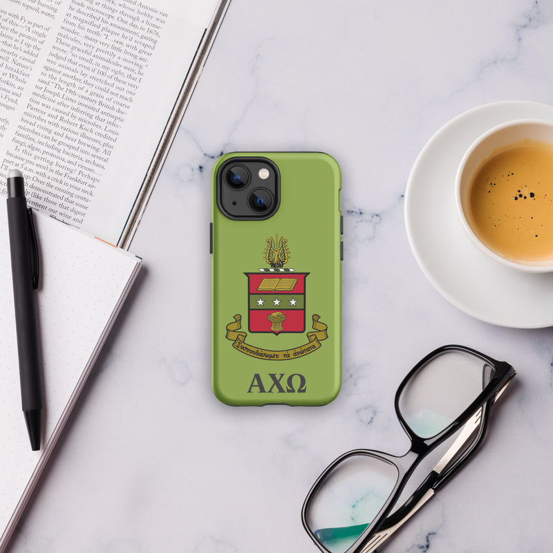 AXO Coat of Arms Tough Case for iPhone® 13 mini in Greencastle matte finish